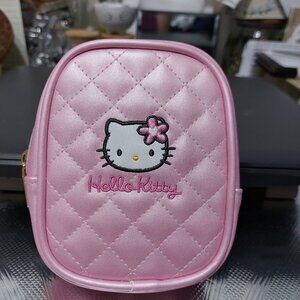 Super Cute Quilted Hello Kitty Bag Makeup Organizer Mini Wallet Mini Pouch